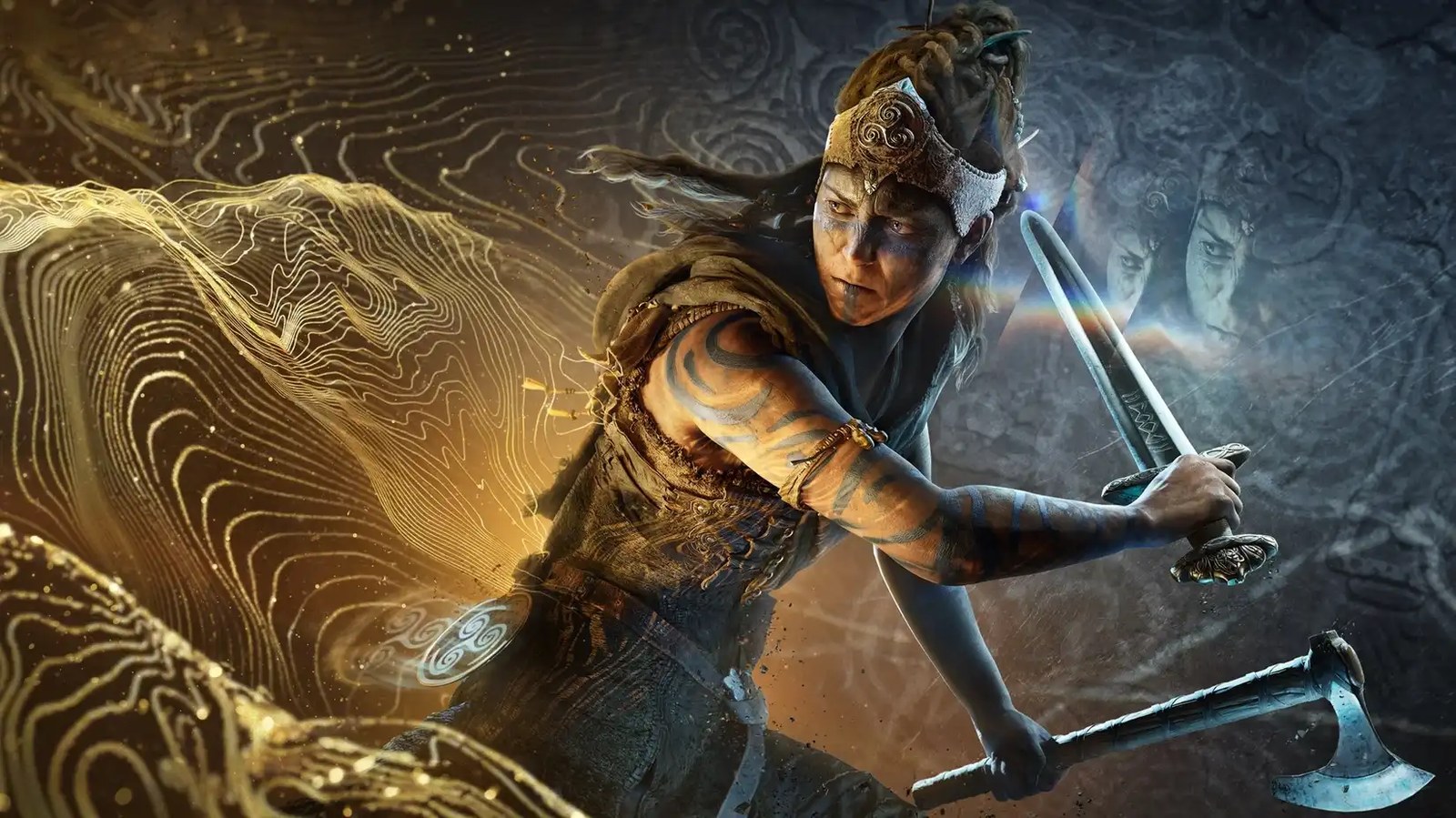 Artwork of Senua from the game Senua