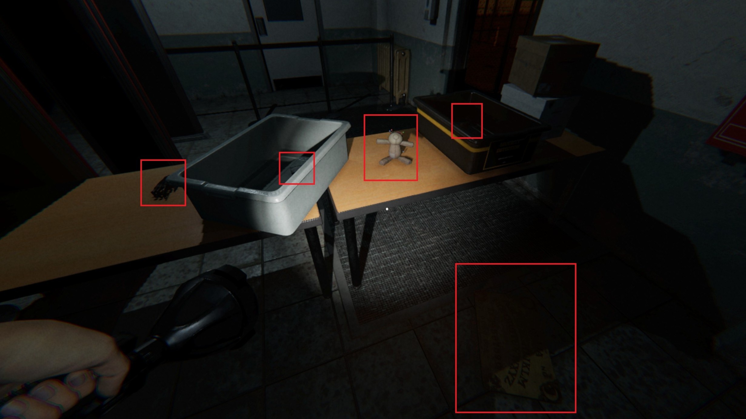 Some cursed objects marked on Prison Restricted map in phasmophobia