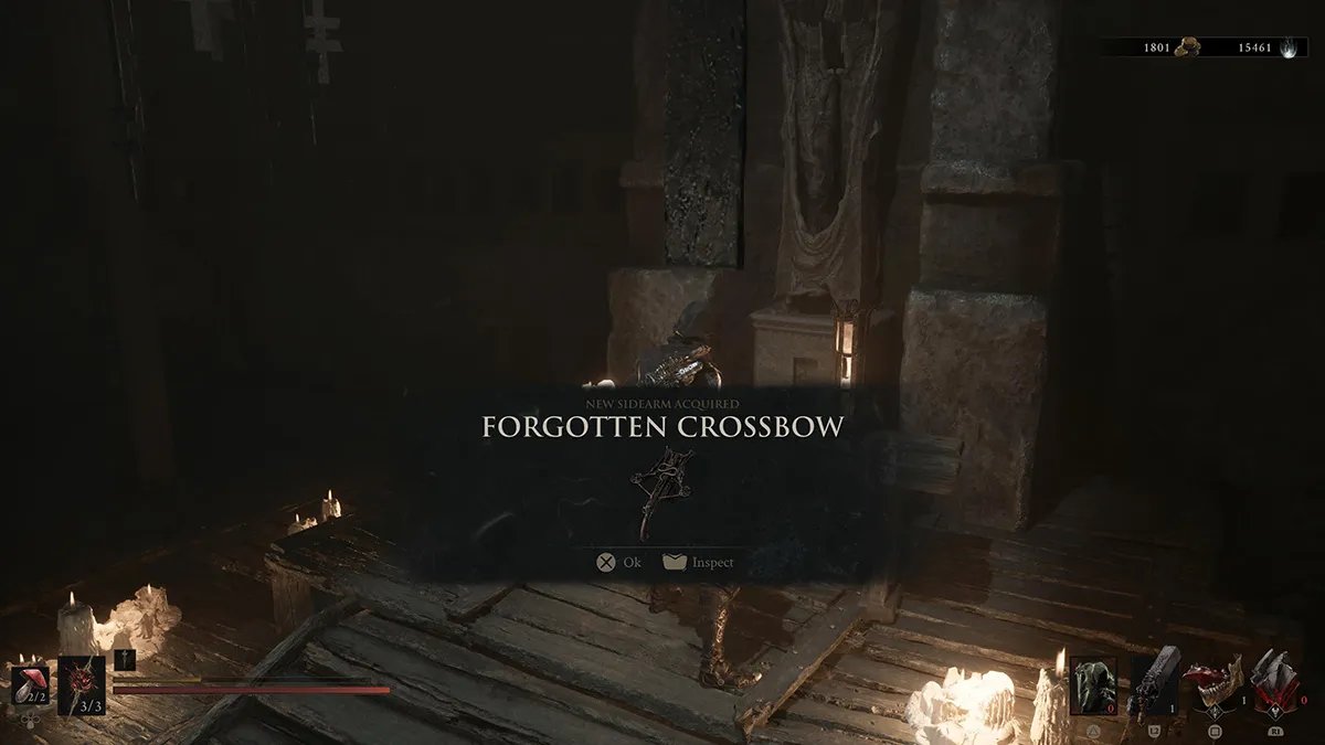The Forgotten Crossbow, as seen in Mortal Shell 2.