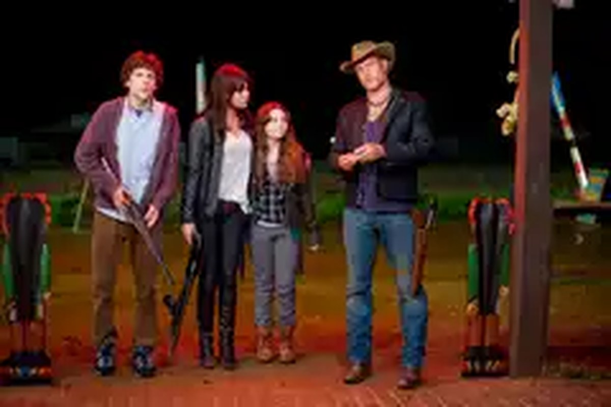 zombieland group shot night