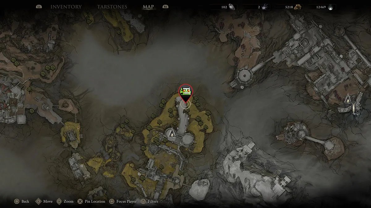 The Triarch Repeater location.