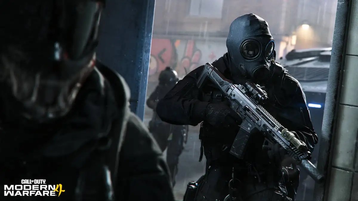 MW4 gas mask operator