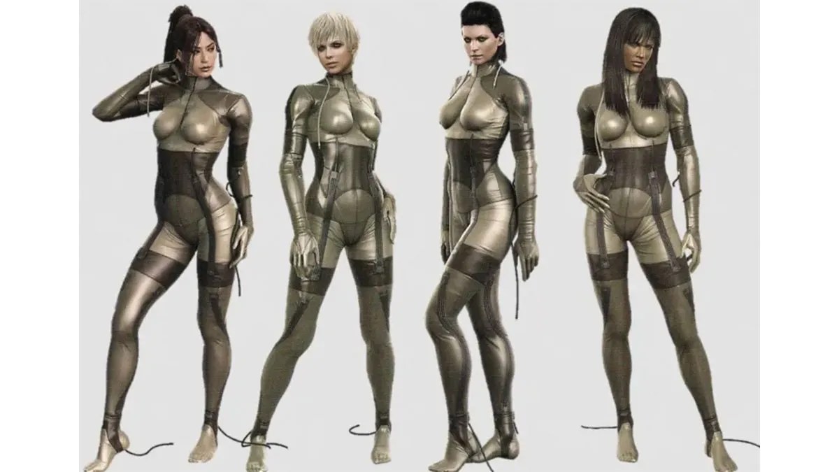 The beauty in the beast's true form in MGS4