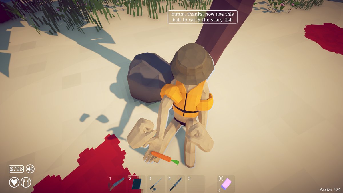 Tourist under the tree