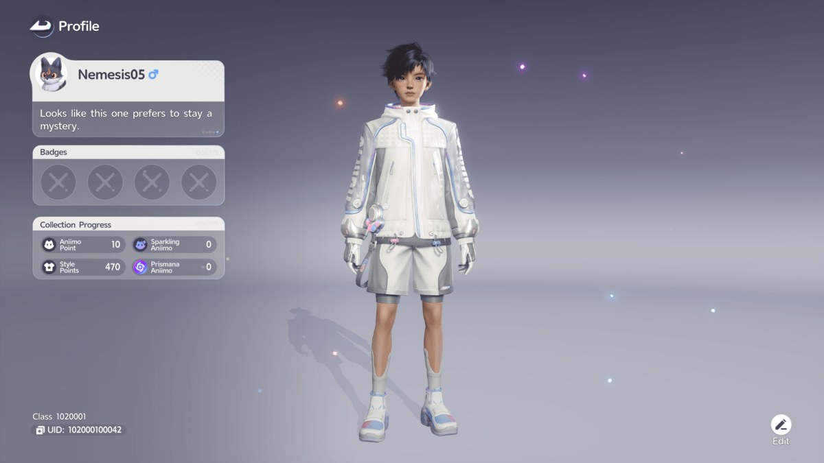 User ID in Aniimo