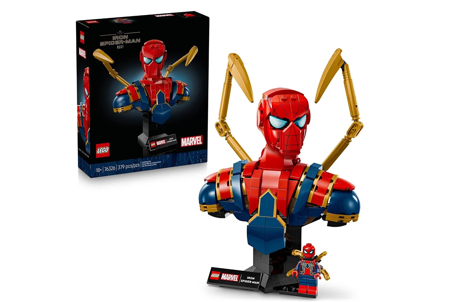 LEGO Marvel Iron Spider-Man Bust Quietly Hits a Record Low on Amazon, Even Star Wars Fans Might Be Jealous