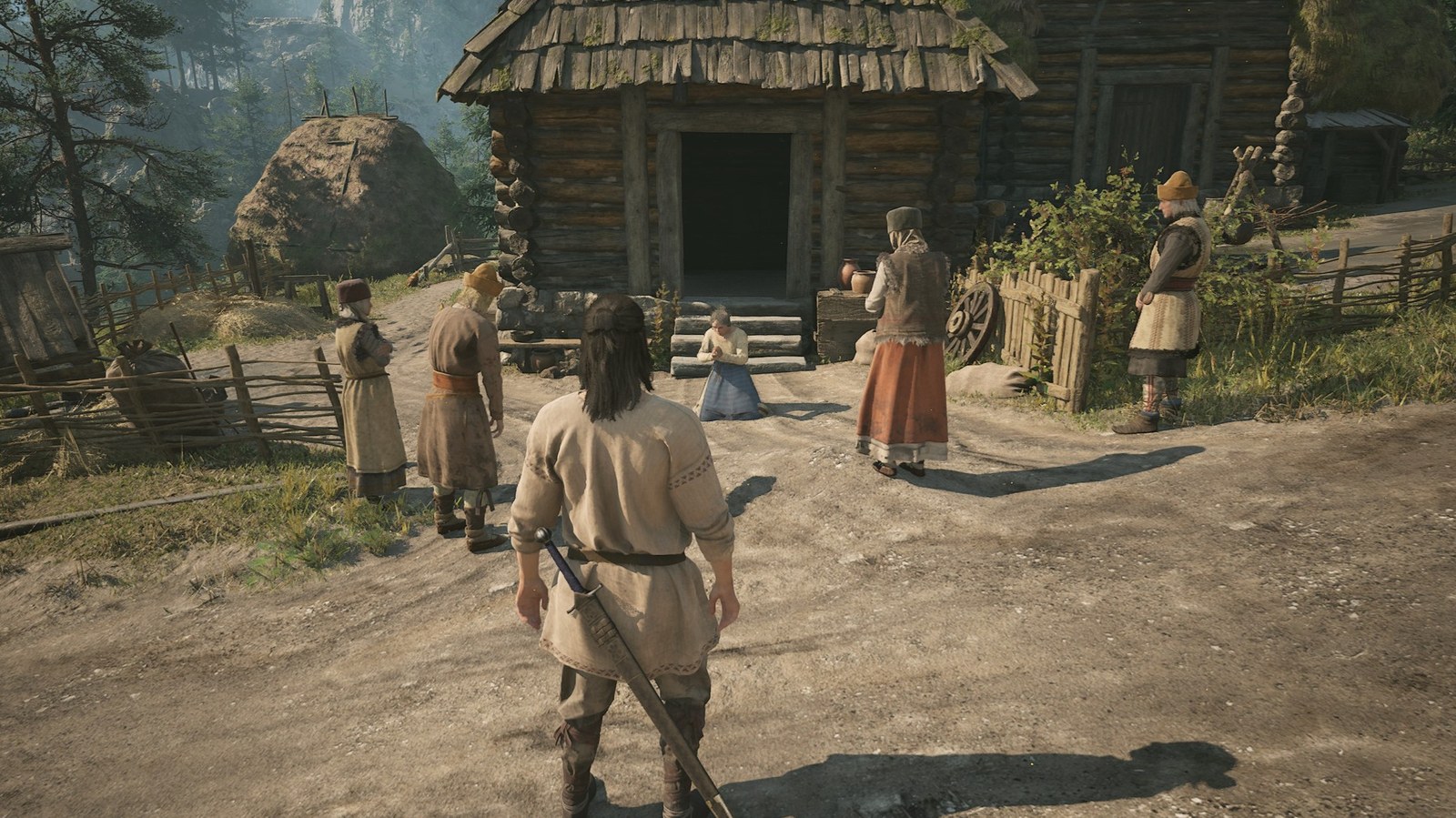 Should you kill the soldiers at the mill in The Blood of Dawnwalker?