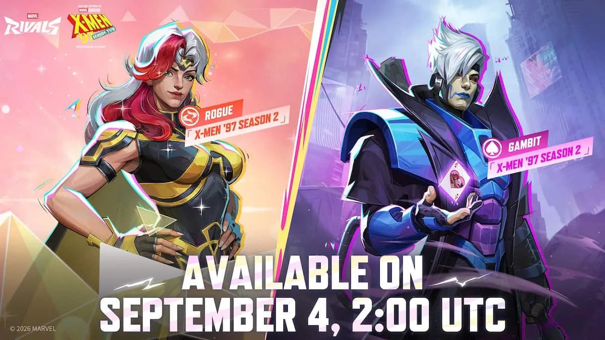 Rogue Gambit Marvel Rivals X-Men 97 skins