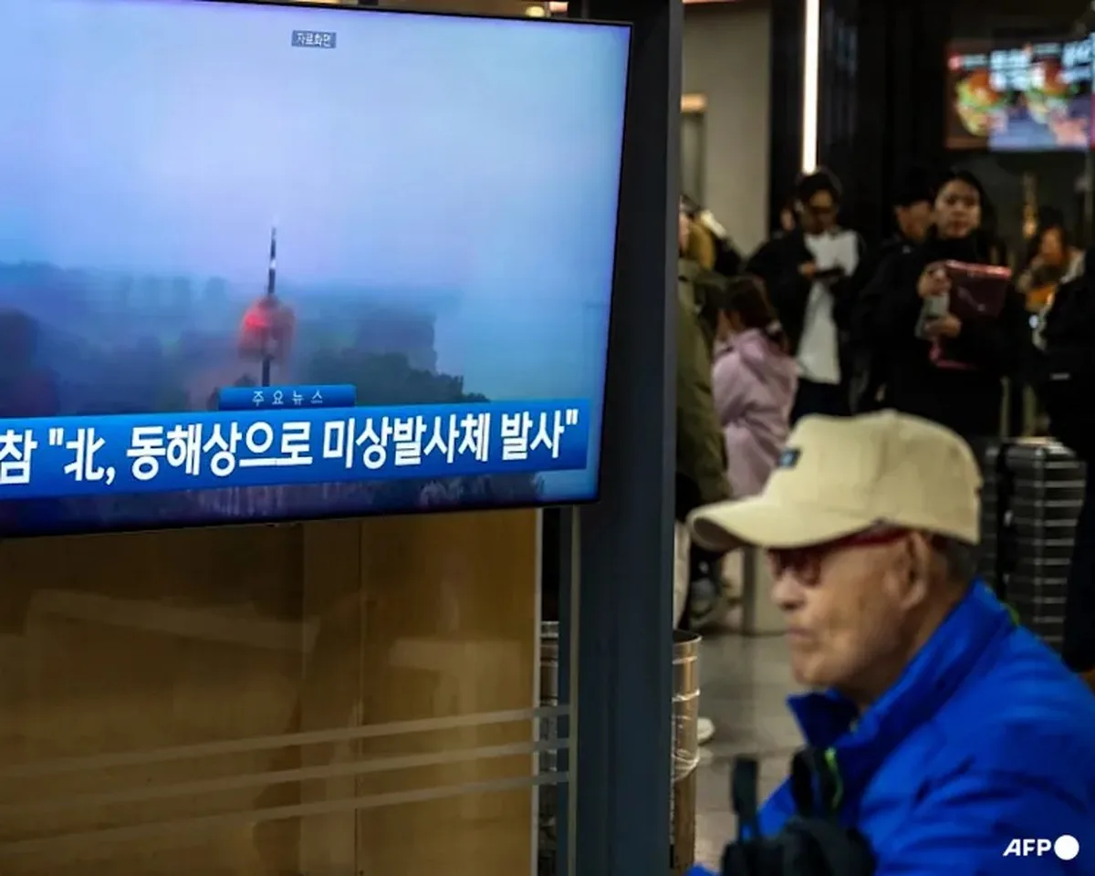 North Korea fires 'around a dozen' ballistic missiles into East Sea